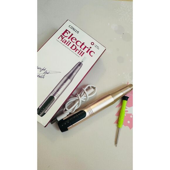 COSLUS Cordless Nail Drill Electric File Set Professional Portable - Picture 3 of 6